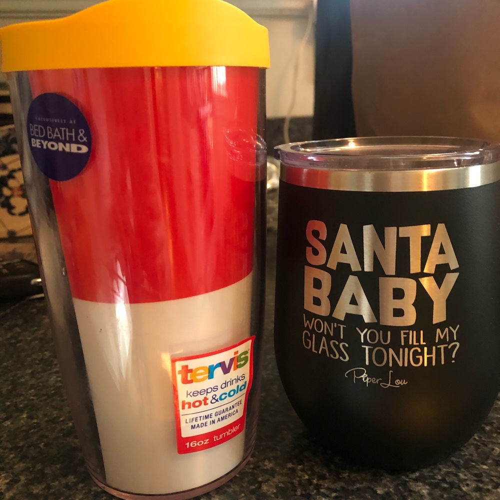 North Carolina Tervis Tumbler and Holiday Wine Cup